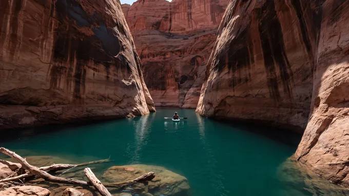Lake Powell slot canyons you can reach by boat
